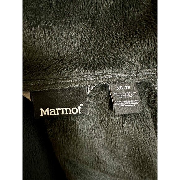 Marmot Softshell Jacket XS Gray Fleece Lined Zip Front Outdoor Hiking Activewear - Picture 8 of 10